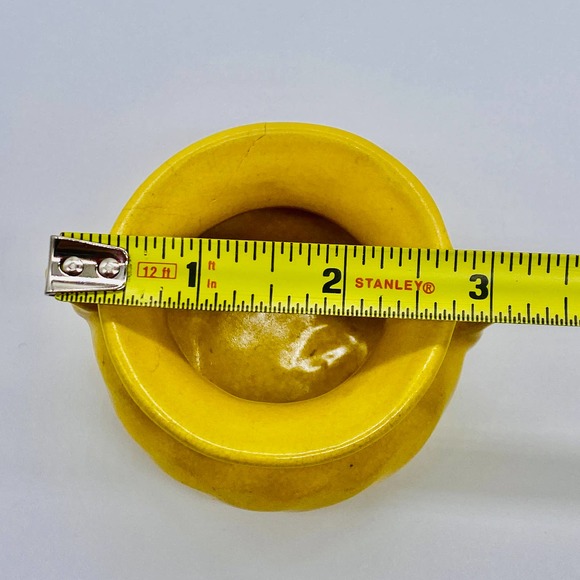 Vintage Demitasse Yellow Stangl Pottery Open Sugar See Description - Picture 9 of 10